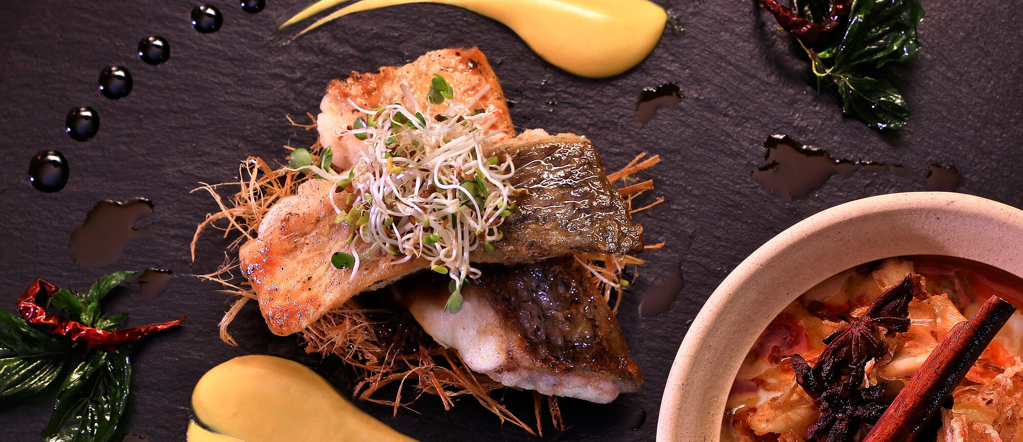 Indoor dining at The Alchemy