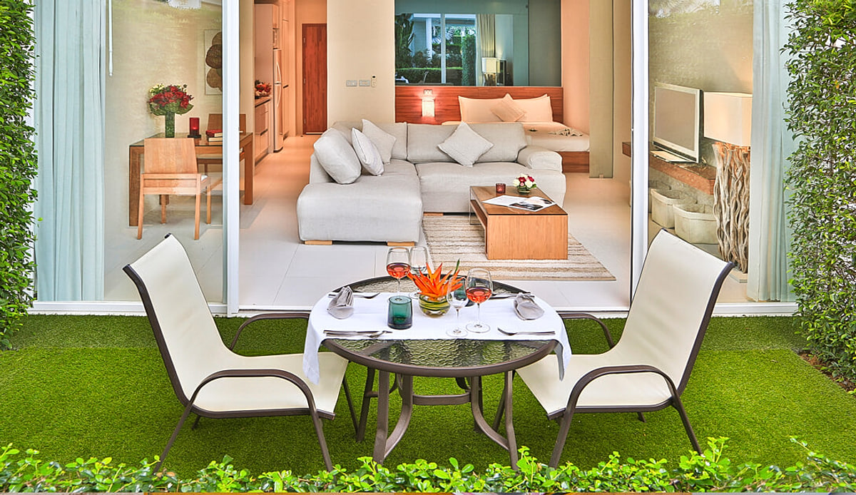 Garden One Bed Pool Access — 45 sq.m.